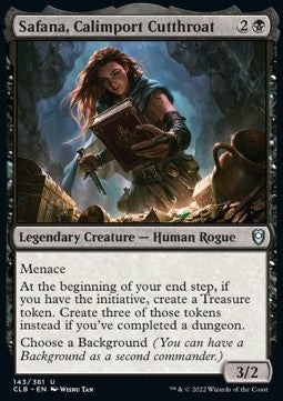 Safana, Calimport Cutthroat - Commander Legends: Battle for Baldur's Gate (Uncommon) [CLB-143] Hauptbild
