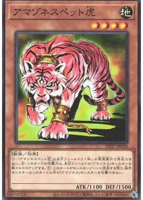 Amazoness Tiger — Duelist Pack: Duelists of Pyroxene (DP27-039) Yu-Gi-Oh! card Image principale du produit