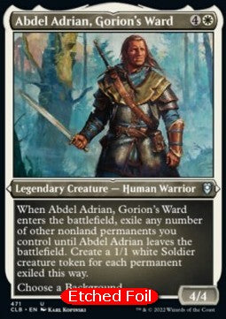 Abdel Adrian, Gorion's Ward (V.1) - Commander Legends: Battle for Baldur's Gate: Extras (Uncommon) [XCLB-471] Imagen principal del producto