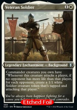 Veteran Soldier (V.1) - Commander Legends: Battle for Baldur's Gate: Extras (Uncommon) [XCLB-480] Main image