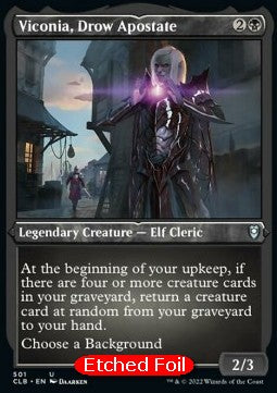 Viconia, Drow Apostate (V.1) - Commander Legends: Battle for Baldur's Gate: Extras (Uncommon) [XCLB-501] Hoofdafbeelding