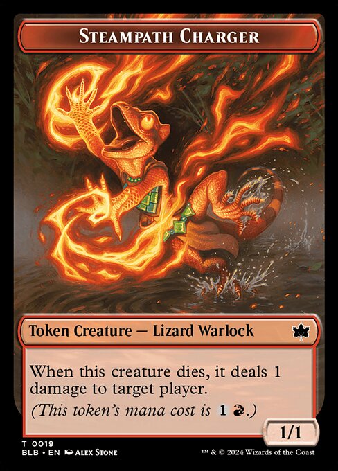 Steampath Charger – Bloomburrow Tokens (TBLB-19) Magic: The Gathering card | LC-REM-20260804-15151594373452-65a41850-49d2-4c1f-84df-cc7f7fb951f8