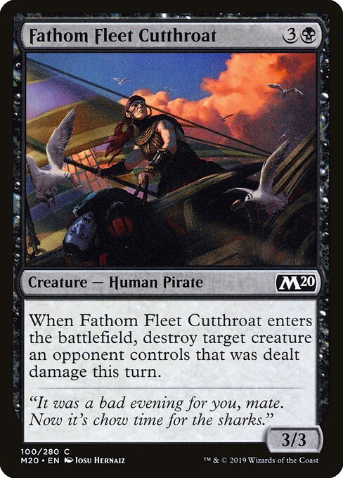 Fathom Fleet Cutthroat – Core 2020 (M20-100) Magic: The Gathering card