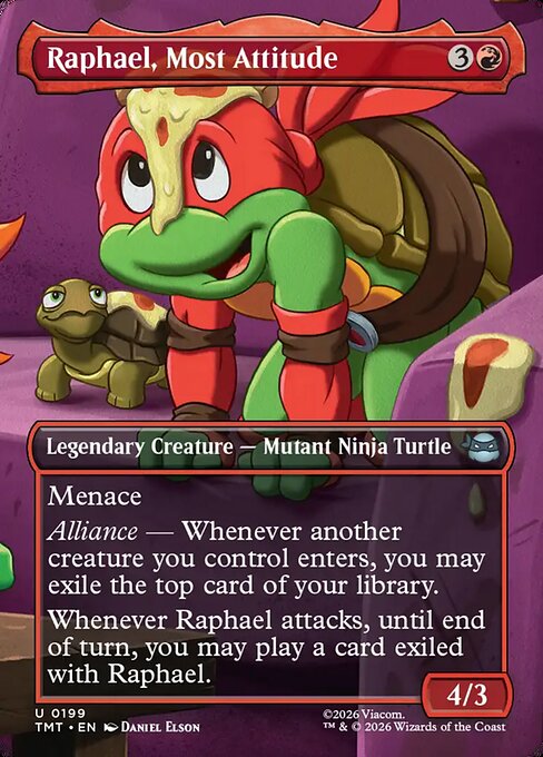 Raphael, Most Attitude – Teenage Mutant Ninja Turtles (TMT-199) Magic: The Gathering card | LC-REM-20260804-15631614607692-65c50cfe-1452-407c-a651-6fc8bcc92a98