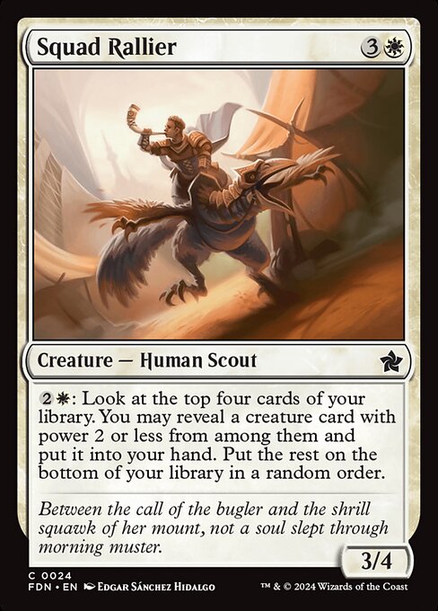 Squad Rallier – Magic: The Gathering Foundations (FDN-24) Magic: The Gathering card