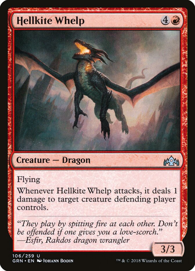 Hellkite Whelp - Guilds of Ravnica (Uncommon) [GRN-106]