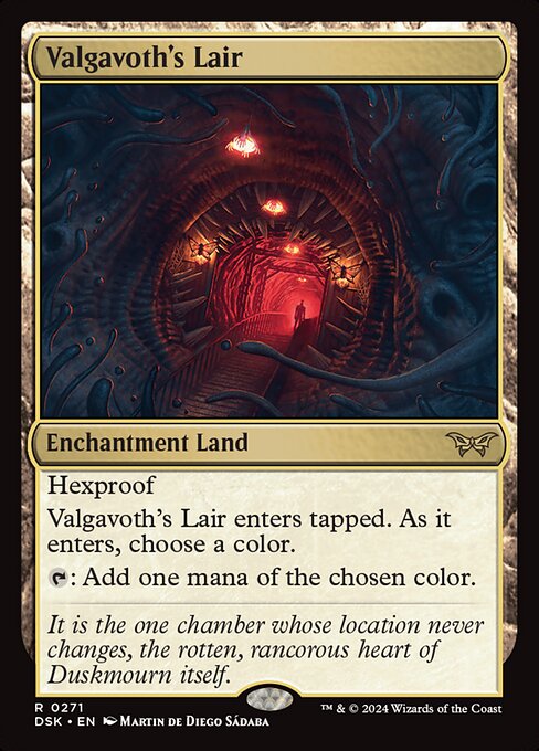 Valgavoth's Lair – Duskmourn: House of Horror (DSK-271) Magic: The Gathering card | LC-REM-20260804-15517354000716-65ff914e-3f3e-4b7a-b69d-73575b68fb8e Hoofdafbeelding