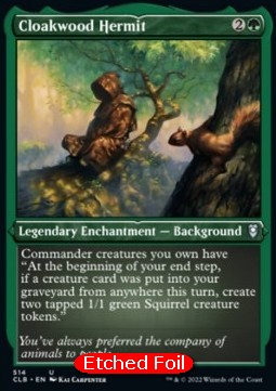 Cloakwood Hermit (V.1) - Commander Legends: Battle for Baldur's Gate: Extras (Uncommon) [XCLB-514] Hoofdafbeelding