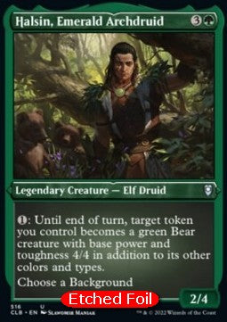 Halsin, Emerald Archdruid (V.1) - Commander Legends: Battle for Baldur's Gate: Extras (Uncommon) [XCLB-516] Hoofdafbeelding