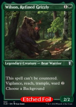 Wilson, Refined Grizzly (V.1) - Commander Legends: Battle for Baldur's Gate: Extras (Uncommon) [XCLB-522] Hoofdafbeelding