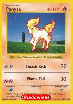 Ponyta - Base Set (Common) [BS-60]