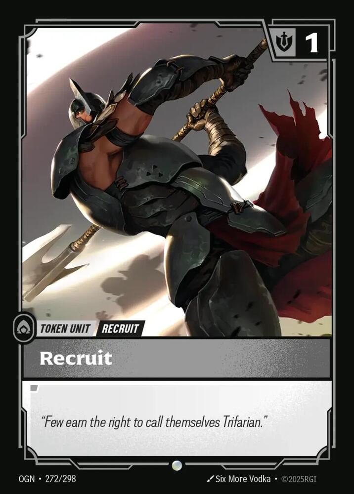 Recruit (V.2 - Common) - Origins (Common) [OGN-272] — riftbound card