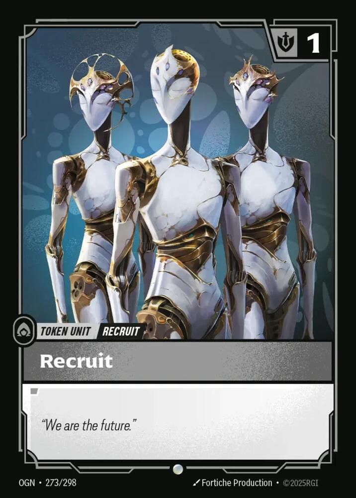 Recruit (V.3 - Common) - Origins (Common) [OGN-273] — riftbound card