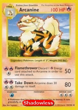 Arcanine - Base Set (Uncommon) [BS-23] Main image