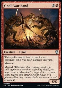 Gnoll War Band - Commander Legends: Battle for Baldur's Gate (Uncommon) [CLB-178] Immagine principale del prodotto