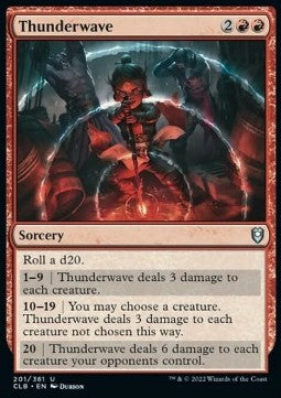 Thunderwave - Commander Legends: Battle for Baldur's Gate (Uncommon) [CLB-201] Main image