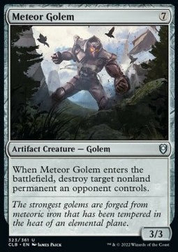 Meteor Golem - Commander Legends: Battle for Baldur's Gate (Uncommon) [CLB-323] Immagine principale del prodotto