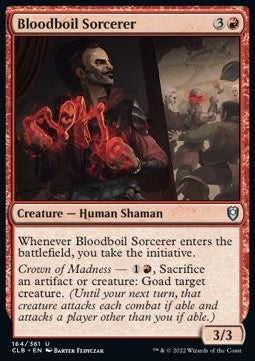 Bloodboil Sorcerer - Commander Legends: Battle for Baldur's Gate (Uncommon) [CLB-164] Immagine principale del prodotto