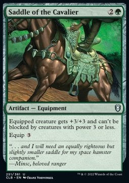 Saddle of the Cavalier - Commander Legends: Battle for Baldur's Gate (Uncommon) [CLB-251] Main image