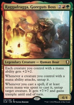 Raggadragga, Goreguts Boss - Commander Legends: Battle for Baldur's Gate (Rare) [CLB-291] Hauptbild