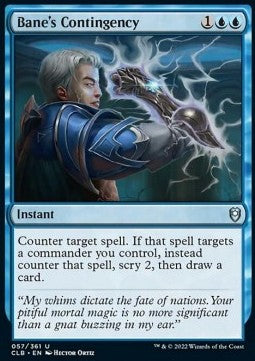 Bane's Contingency - Commander Legends: Battle for Baldur's Gate (Uncommon) [CLB-57] Main image