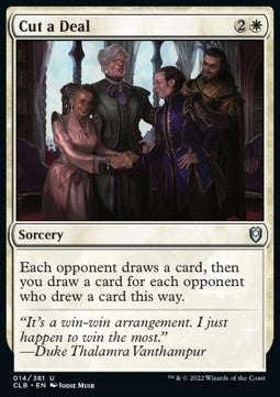 Cut a Deal - Commander Legends: Battle for Baldur's Gate (Uncommon) [CLB-14]