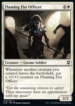 Flaming Fist Officer - Commander Legends: Battle for Baldur's Gate (Common) [CLB-19] Main image