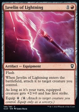Javelin of Lightning - Commander Legends: Battle for Baldur's Gate (Common) [CLB-185] Hover Image