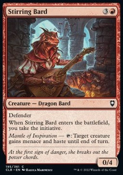 Stirring Bard - Commander Legends: Battle for Baldur's Gate (Common) [CLB-195] Immagine principale del prodotto