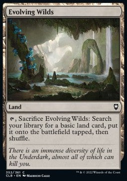 Evolving Wilds - Commander Legends: Battle for Baldur's Gate (Common) [CLB-352] Main image