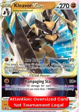 Kleavor VSTAR - SWSH Black Star Promos (Oversized) [SWSH-249] Imagen principal del producto
