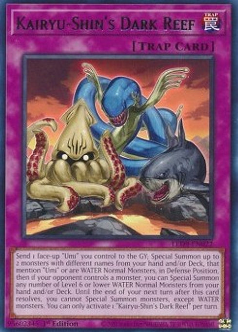 Kairyu-Shin's Dark Reef — Legendary Duelists: Duels From the Deep (LED9-022) Yu-Gi-Oh! card Main image