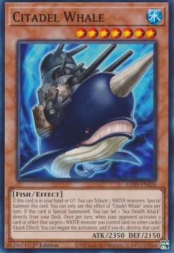 Citadel Whale - Legendary Duelists: Duels From the Deep (Common) [LED9-026] Hauptbild