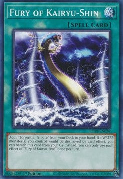 Fury of Kairyu-Shin - Legendary Duelists: Duels From the Deep (Common) [LED9-028] Image principale du produit
