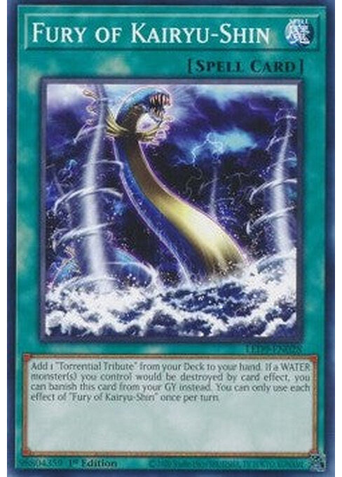 Fury of Kairyu-Shin — Legendary Duelists: Duels From the Deep (LED9-028) Yu-Gi-Oh! card Hauptbild