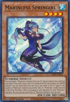 Marincess Springirl - Legendary Duelists: Duels From the Deep (Super Rare) [LED9-031] Hover Image