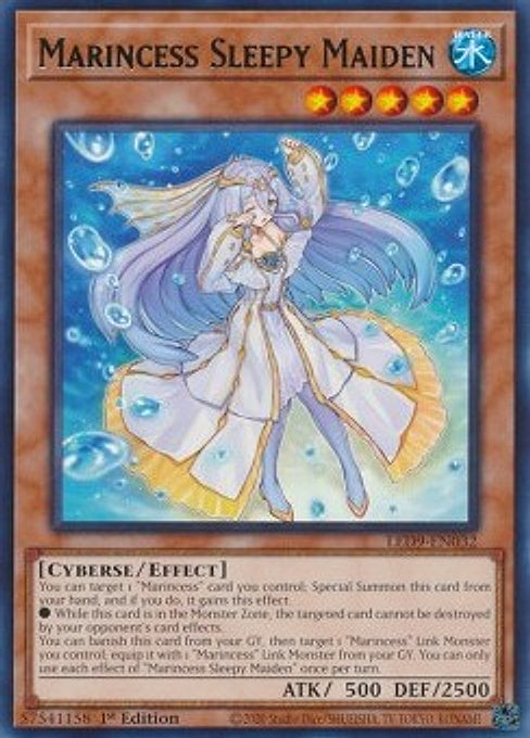 Marincess Sleepy Maiden — Legendary Duelists: Duels From the Deep (LED9-032) Yu-Gi-Oh! card Main image