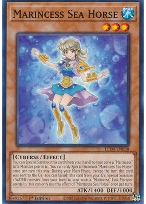 Marincess Sea Horse — Legendary Duelists: Duels From the Deep (LED9-038) Yu-Gi-Oh! card Main image