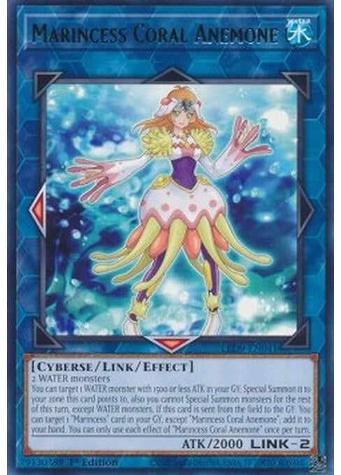 Marincess Coral Anemone — Legendary Duelists: Duels From the Deep (LED9-041) Yu-Gi-Oh! card Main image