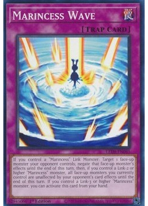 Marincess Wave — Legendary Duelists: Duels From the Deep (LED9-045) Yu-Gi-Oh! card Main image