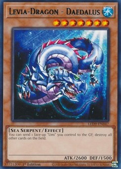 Levia-Dragon - Daedalus — Legendary Duelists: Duels From the Deep (LED9-047) Yu-Gi-Oh! card Image principale du produit