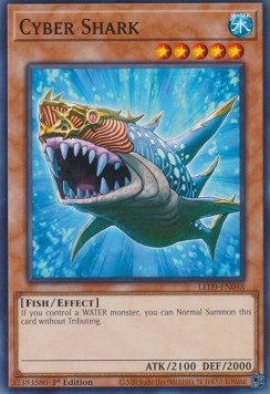 Cyber Shark - Legendary Duelists: Duels From the Deep (Common) [LED9-048] Hoofdafbeelding
