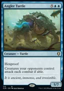 Angler Turtle - Commander Legends: Battle for Baldur's Gate: Extras (Rare) [XCLB-713] Hoofdafbeelding