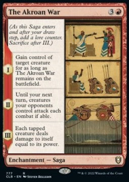 The Akroan War - Commander Legends: Battle for Baldur's Gate: Extras (Rare) [XCLB-777]