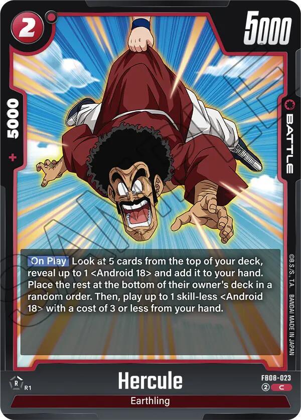 Hercule (FB08-023) - Saiyan's Pride [Fusion World] (Common) [FB08-023] — dragon-ball card
