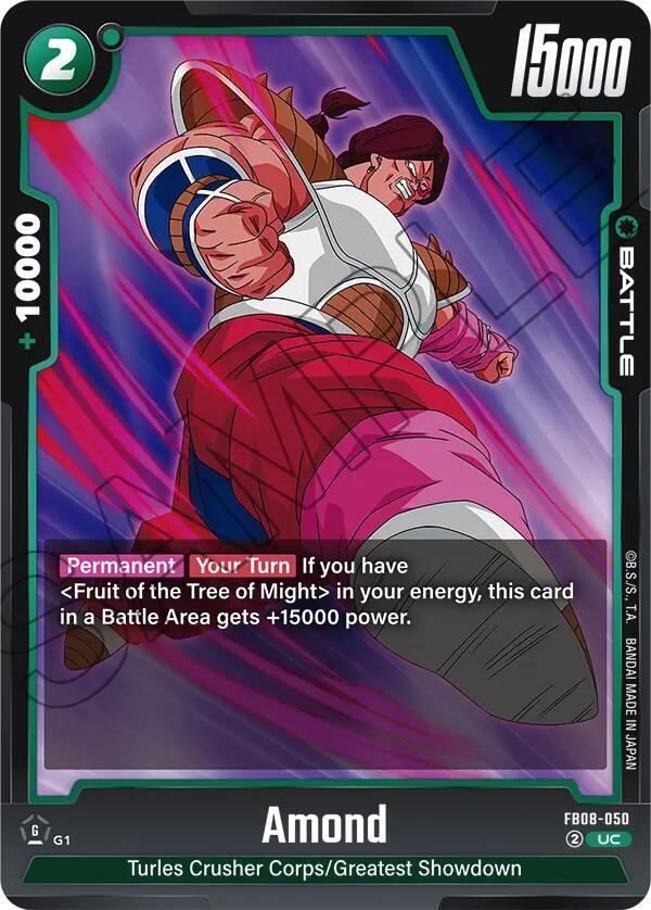 Amond (FB08-050) - Saiyan's Pride [Fusion World] (Uncommon) [FB08-050] — dragon-ball card