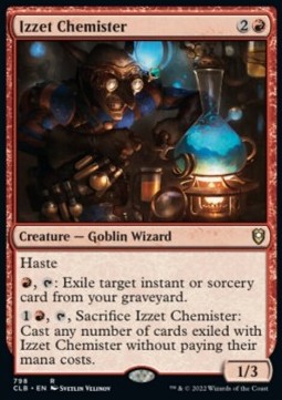 Izzet Chemister - Commander Legends: Battle for Baldur's Gate: Extras (Rare) [XCLB-798] Hoofdafbeelding