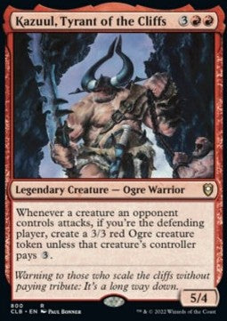 Kazuul, Tyrant of the Cliffs - Commander Legends: Battle for Baldur's Gate: Extras (Rare) [XCLB-800] Main image