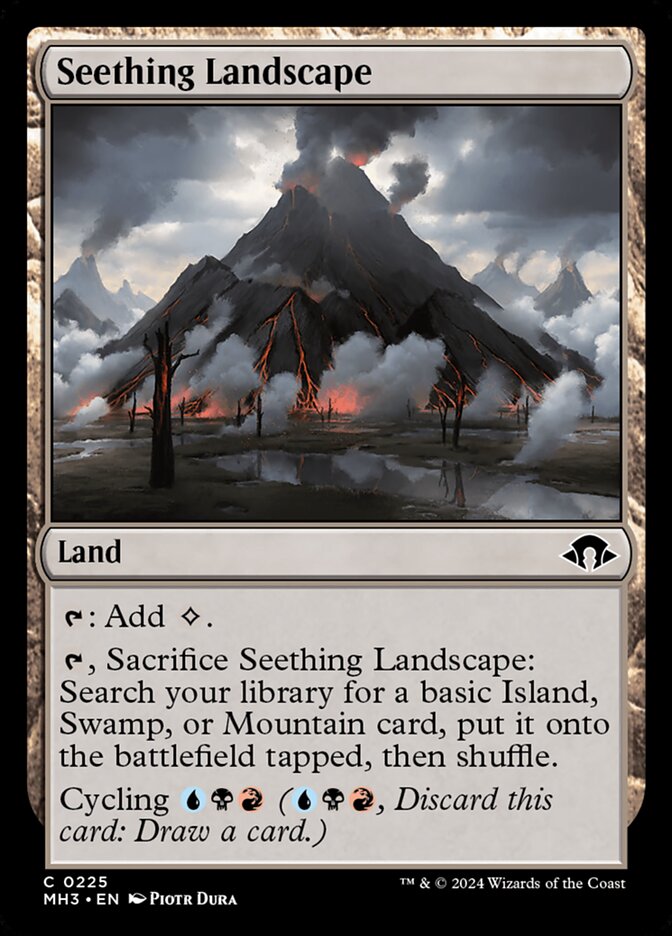 Seething Landscape - Modern Horizons 3 (Common) [MH3-225] Hoofdafbeelding