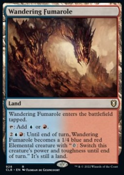 Wandering Fumarole - Commander Legends: Battle for Baldur's Gate: Extras (Rare) [XCLB-928] Hoofdafbeelding